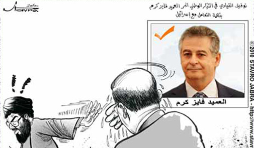 كاريكاتور ستافرو جبرا - جريدة البلد 5-8-2010